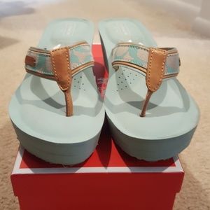 Coach Juliet flip flops